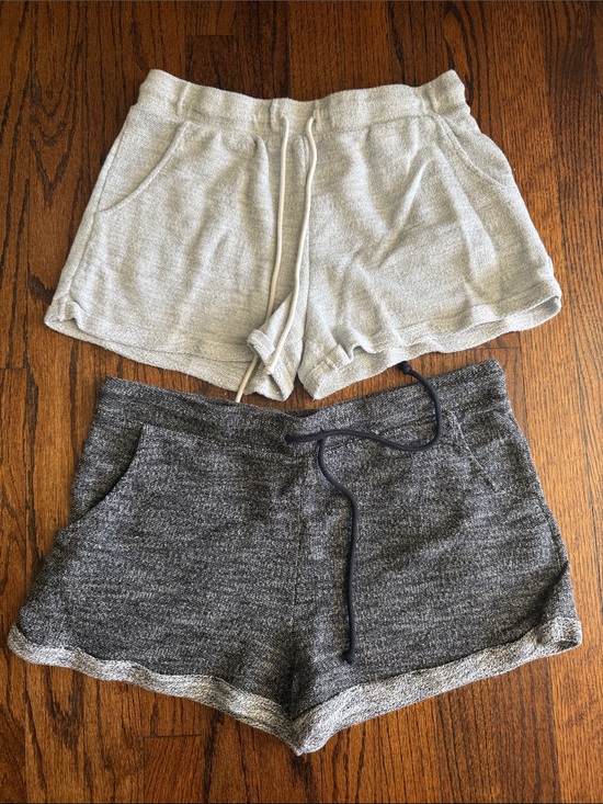 Mossimo Supply Co. Pants - Mossimo Supply Co. Knit Drawstring Lounge Shorts - Light Gray & Dark Gray